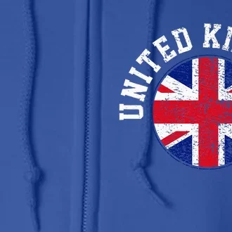 United Kingdom Full Zip Hoodie