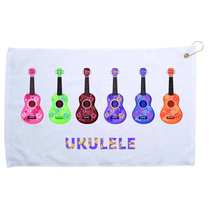 Ukulele Grommeted Golf Towel