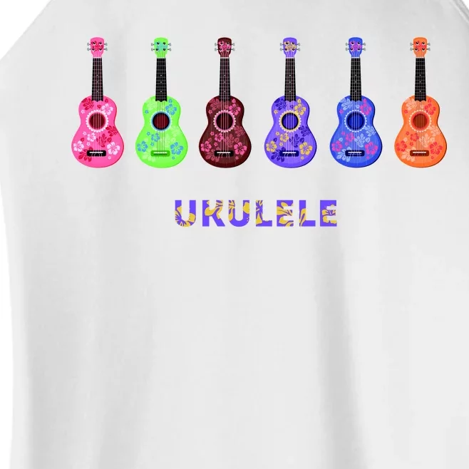 Ukulele Women’s Perfect Tri Rocker Tank