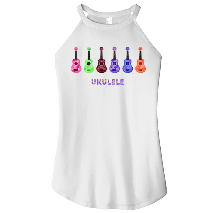 Ukulele Women’s Perfect Tri Rocker Tank