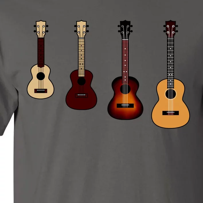 Ukulele Quad Tall T-Shirt