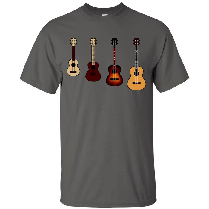 Ukulele Quad Tall T-Shirt