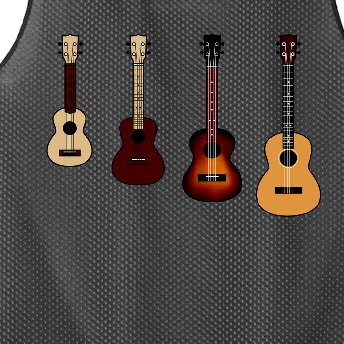 Ukulele Quad Mesh Reversible Basketball Jersey Tank