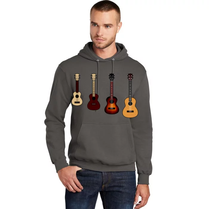 Ukulele Quad Tall Hoodie