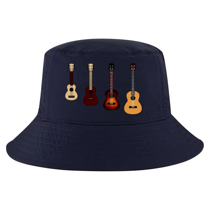 Ukulele Quad Cool Comfort Performance Bucket Hat