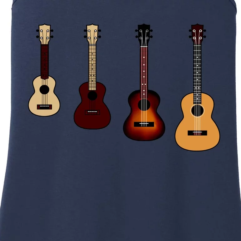 Ukulele Quad Ladies Essential Tank