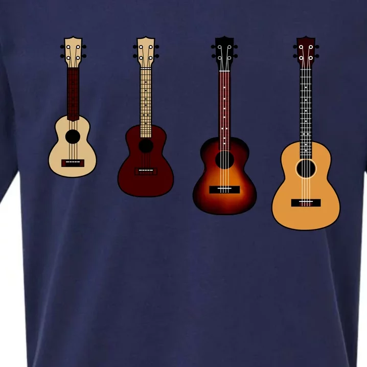 Ukulele Quad Sueded Cloud Jersey T-Shirt