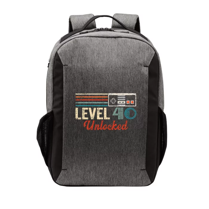 Unlocked Level 40 Birthday Video Game Controller Vector Backpack