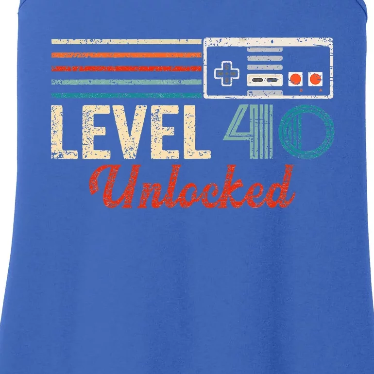 Unlocked Level 40 Birthday Ladies Essential Tank