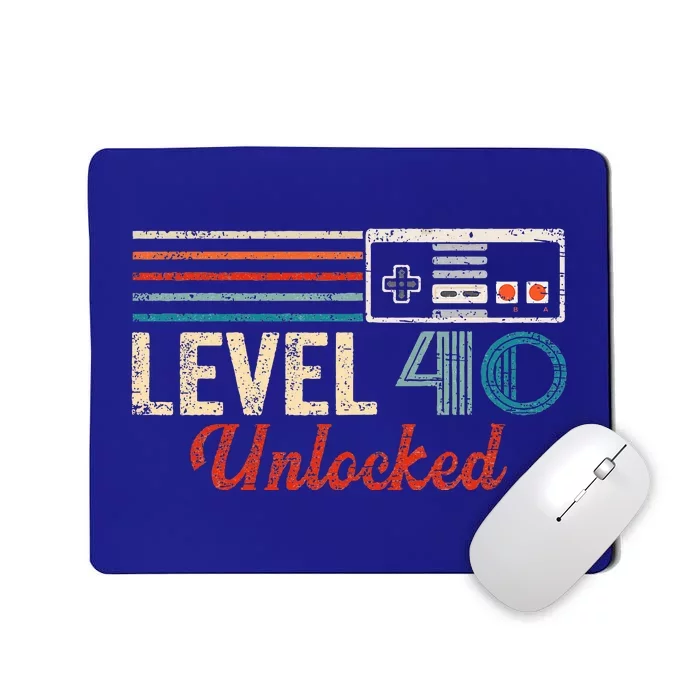 Unlocked Level 40 Birthday Mousepad