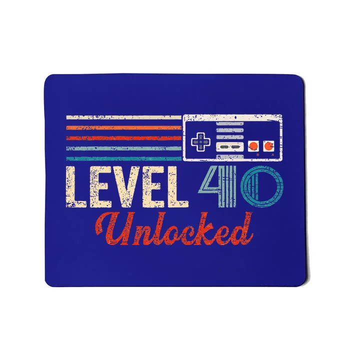 Unlocked Level 40 Birthday Mousepad