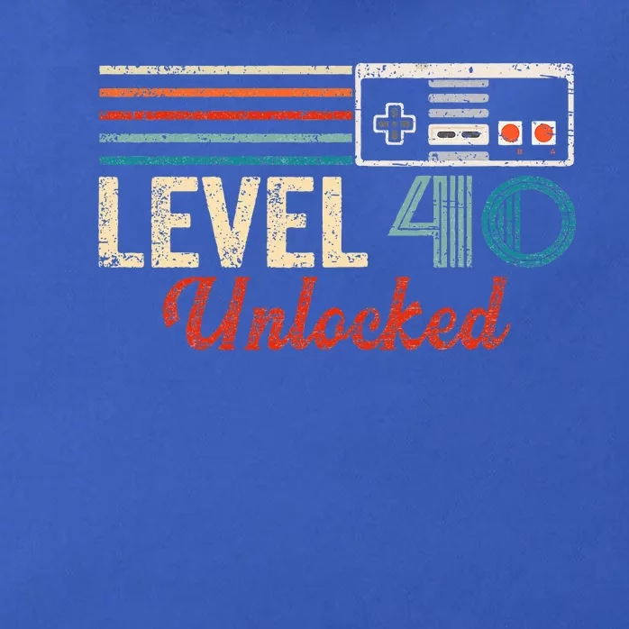 Unlocked Level 40 Birthday Zip Tote Bag