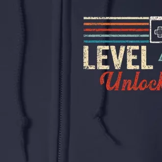 Unlocked Level 40 Birthday Boy Video Game Controller Full Zip Hoodie