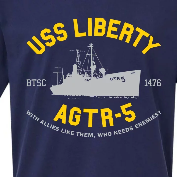 Uss Liberty Agtr 5 Sueded Cloud Jersey T-Shirt