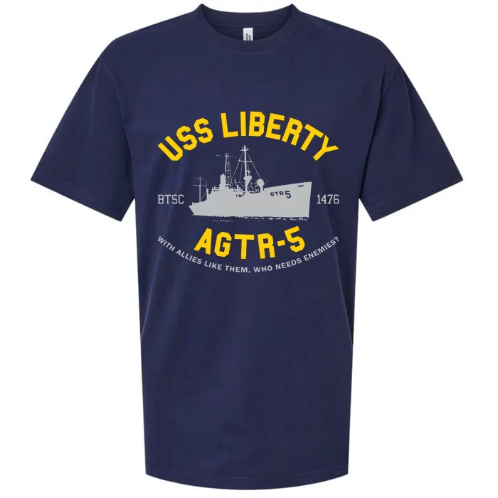 Uss Liberty Agtr 5 Sueded Cloud Jersey T-Shirt