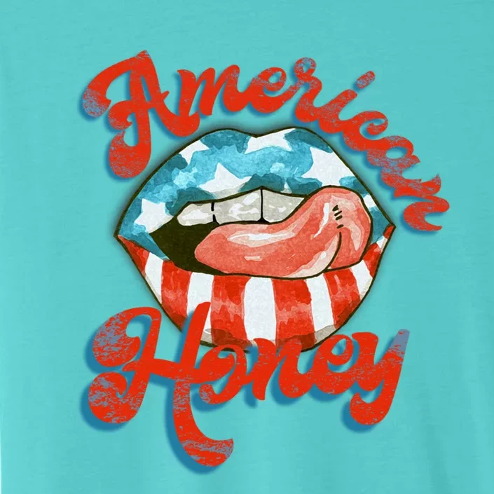 Usa Lips American Honey Gift ChromaSoft Performance T-Shirt