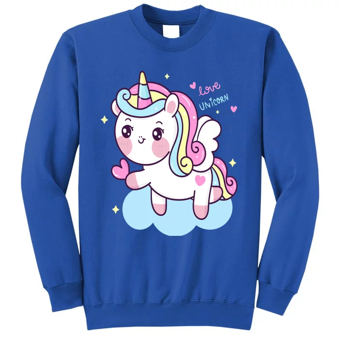 Unicorns Love And Valentines Day Gift Sweatshirt