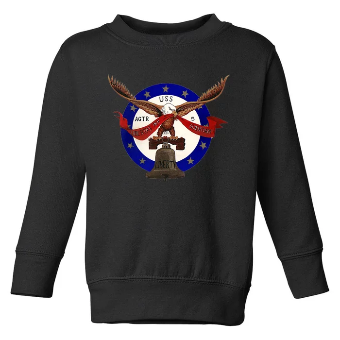 USS Liberty Badge Remember the USS Liberty Toddler Sweatshirt