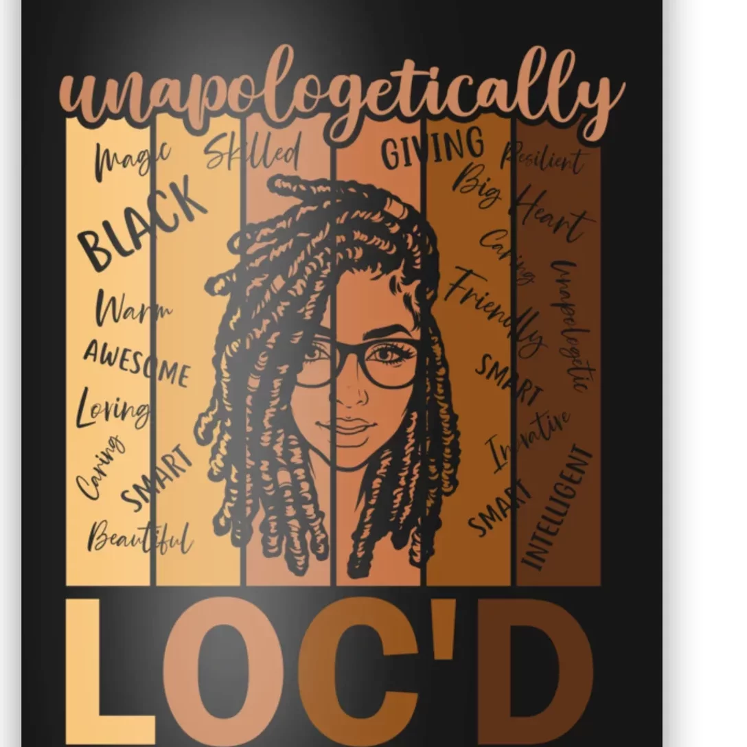 Unapologetically LocD Black Women Melanin Black History Poster