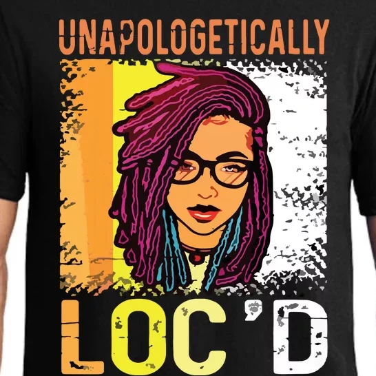 Unapologetically Loc'd Black History Queen Melanin Loc'd Pajama Set