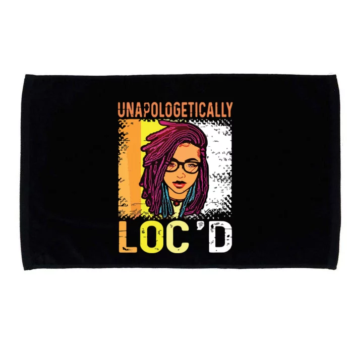 Unapologetically Loc'd Black History Queen Melanin Loc'd Microfiber Hand Towel