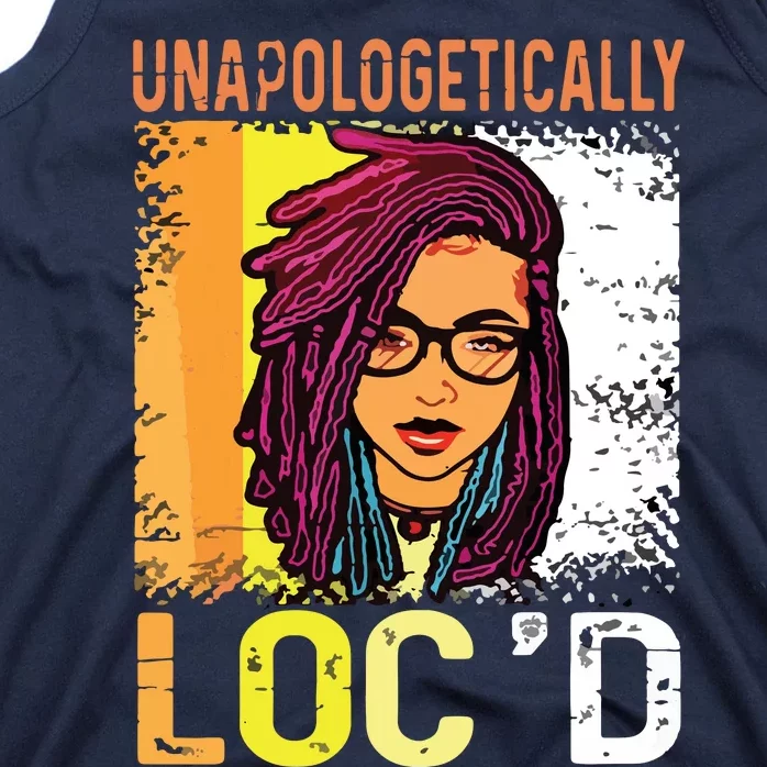 Unapologetically Loc'd Black History Queen Melanin Loc'd Tank Top