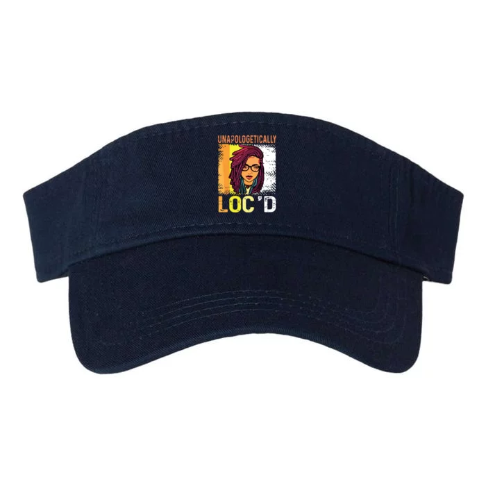 Unapologetically Loc'd Black History Queen Melanin Loc'd Valucap Bio-Washed Visor