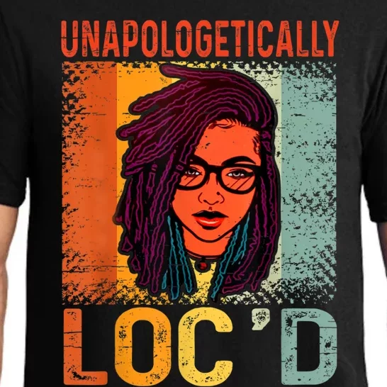 Unapologetically Loc'd Black History Queen Melanin Loc'd Pajama Set