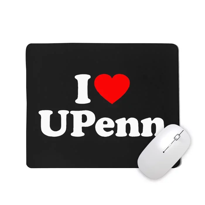 UPenn Love Heart College University Alumni Mousepad