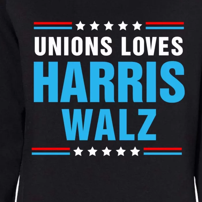 Unions Loves Harris Walz Uaw For Kamala Womens California Wash Sweatshirt