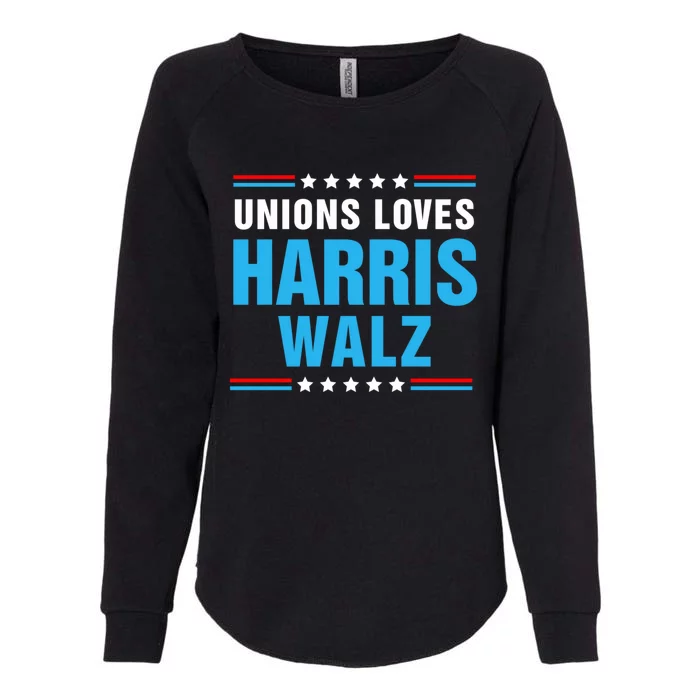 Unions Loves Harris Walz Uaw For Kamala Womens California Wash Sweatshirt