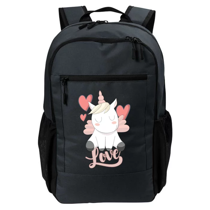 Unicorn Love Heart Valentine's Day Gift Gift Daily Commute Backpack