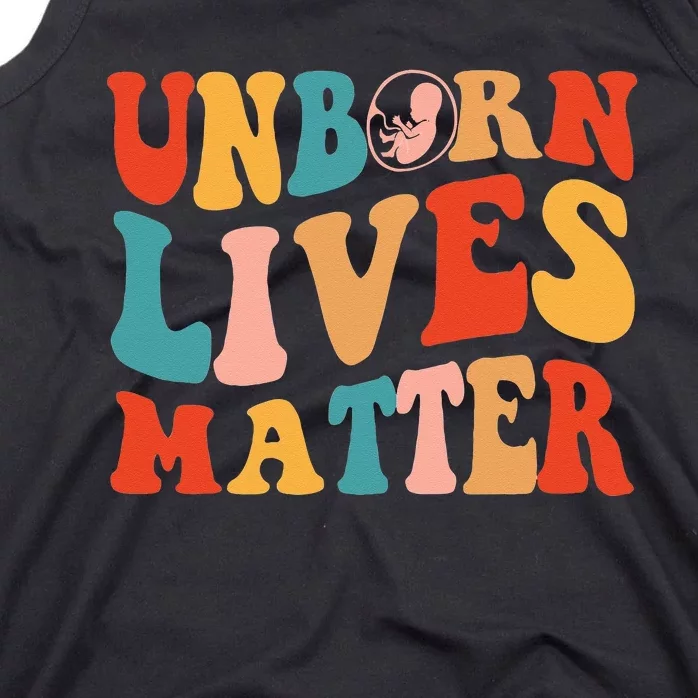 Unborn Lives Matter Anti Womens Rights Pro Life Pro Choice Tank Top