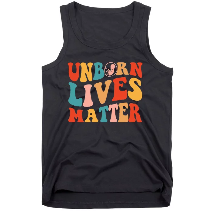 Unborn Lives Matter Anti Womens Rights Pro Life Pro Choice Tank Top