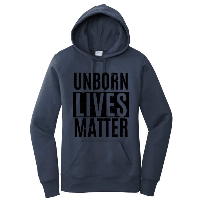 Unborn Lives Matter Antiabortion ProLife Fetus T Women's Pullover Hoodie