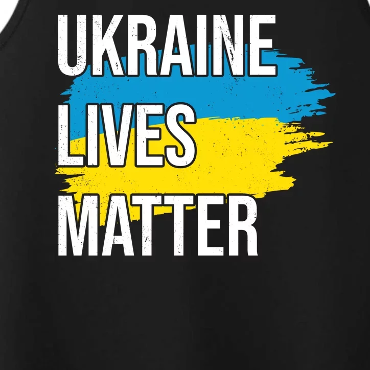 Ukraine Lives Matter Performance Tank