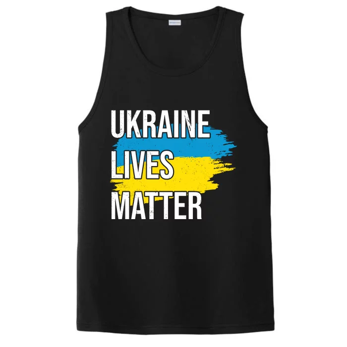 Ukraine Lives Matter Performance Tank