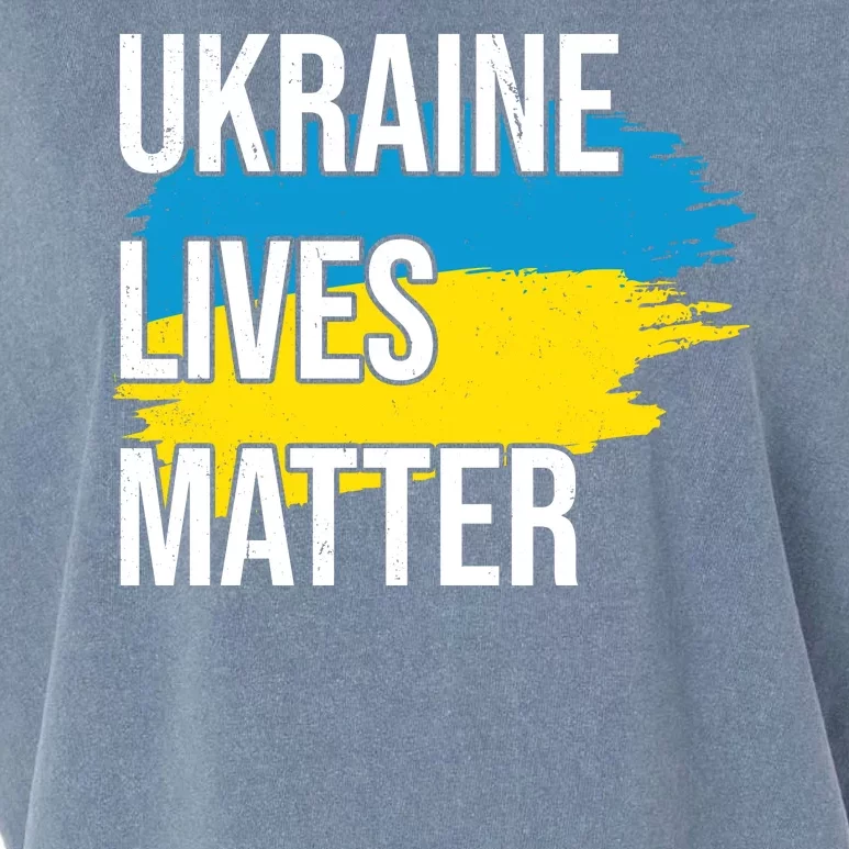 Ukraine Lives Matter Garment-Dyed Women's Muscle Tee