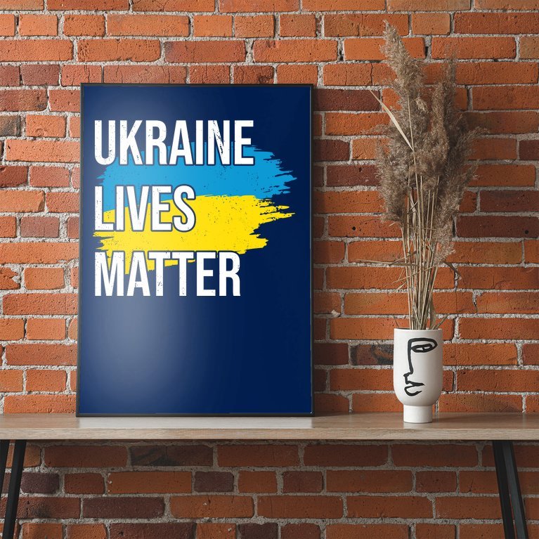 Ukraine Lives Matter Poster