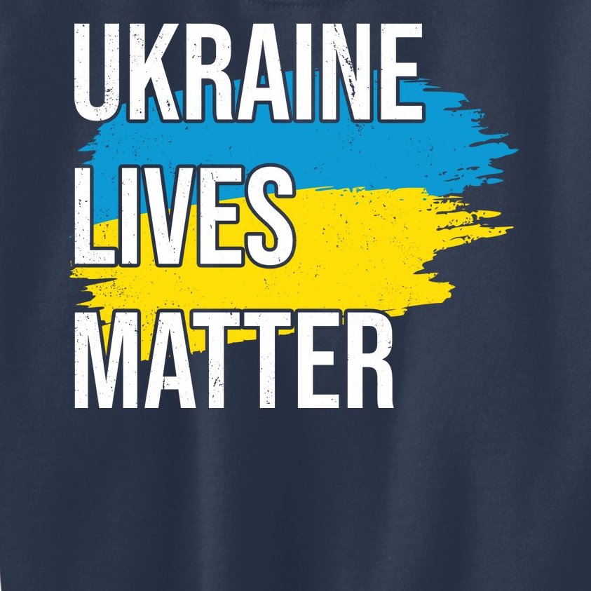 Ukraine Lives Matter Kids Sweatshirt