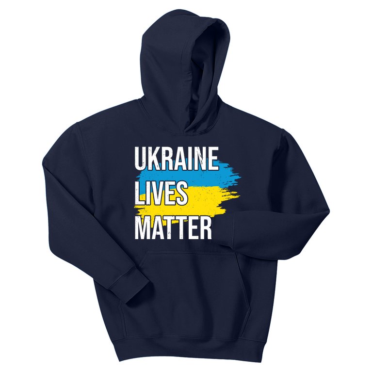 Ukraine Lives Matter Kids Hoodie