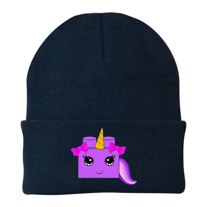 Unicorn Lover Master Builder Block Brick Building Knit Cap Winter Beanie