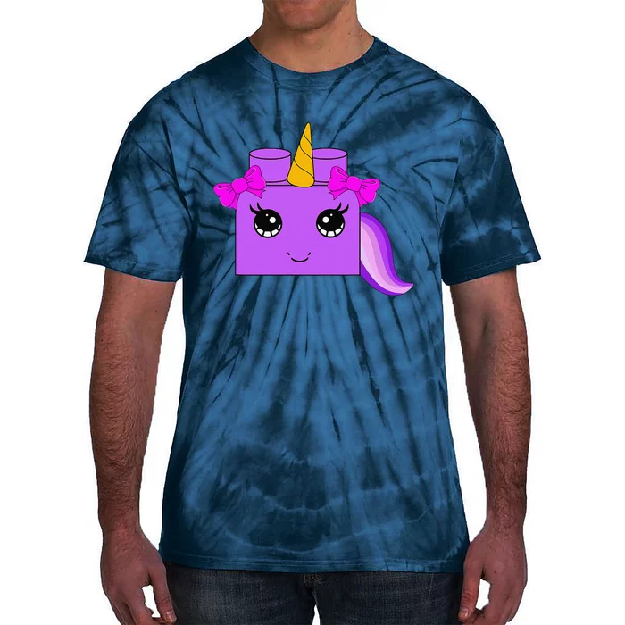 Unicorn Lover Master Builder Block Brick Building Tie-Dye T-Shirt