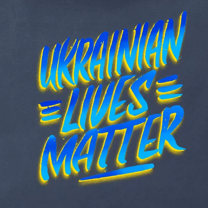 Ukrainian Lives Matter Zip Tote Bag