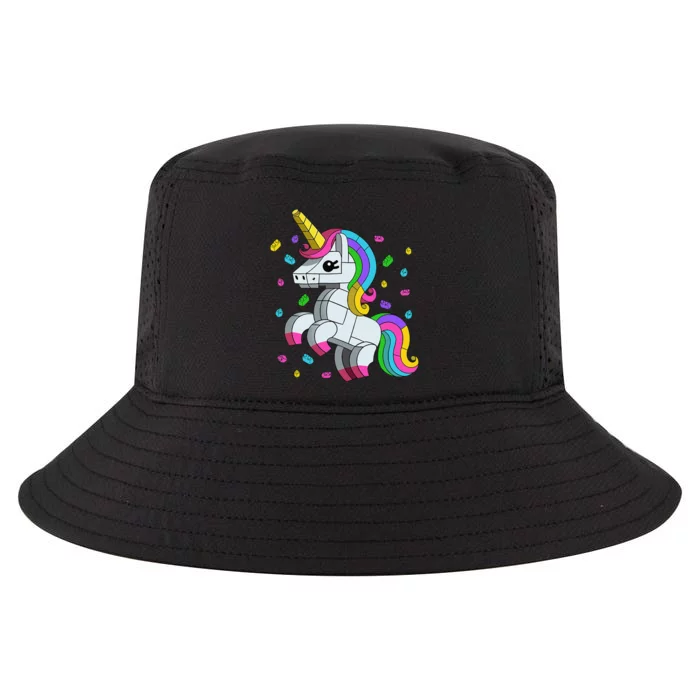 Unicorn Lover Master Builder Bricks Blocks Toy Gift Cool Comfort Performance Bucket Hat