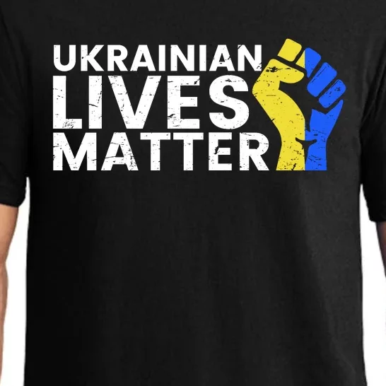 Ukrainian Lives Matter Stand With Ukraine Pray Support Pajama Set