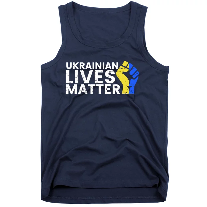 Ukrainian Lives Matter Stand With Ukraine Pray Support Tank Top