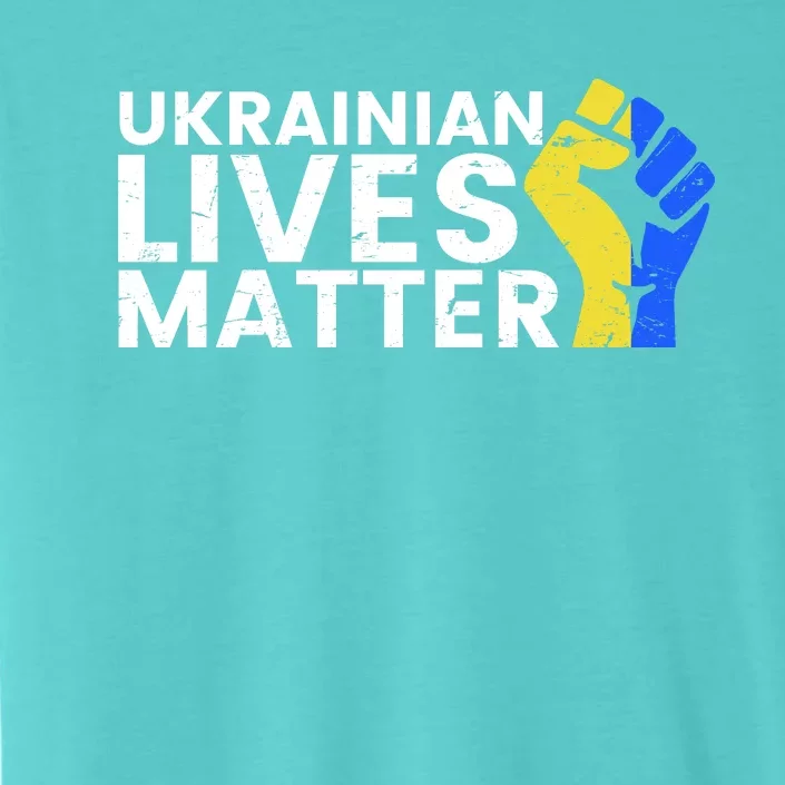 Ukrainian Lives Matter Stand With Ukraine Pray Support ChromaSoft Performance T-Shirt