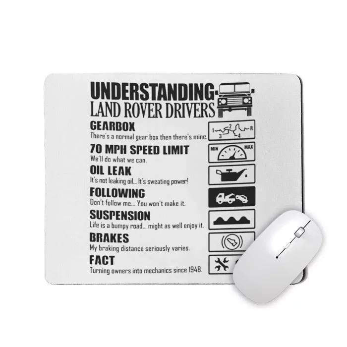 Understanding Land Rover Driver Mousepad