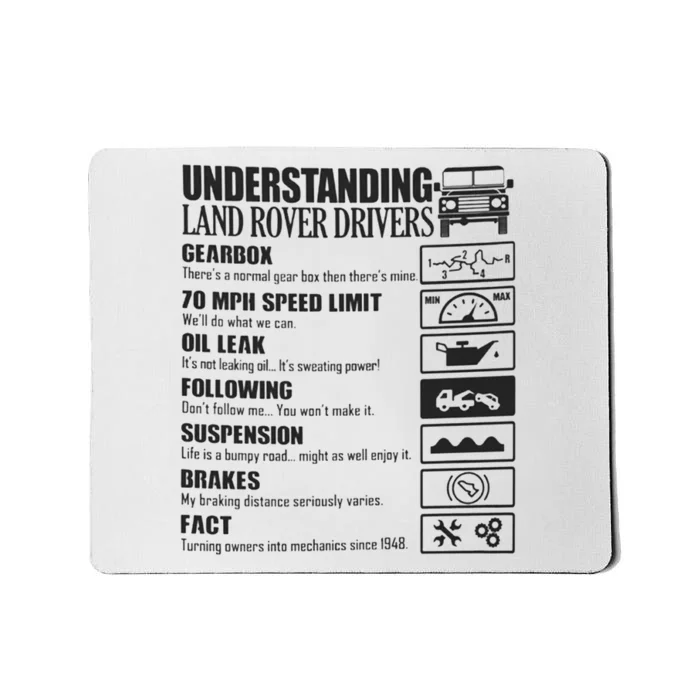 Understanding Land Rover Driver Mousepad